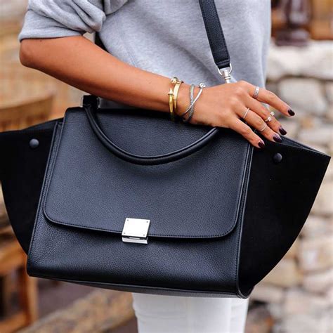 celine trapeze bag black|Celine trapeze bag new.